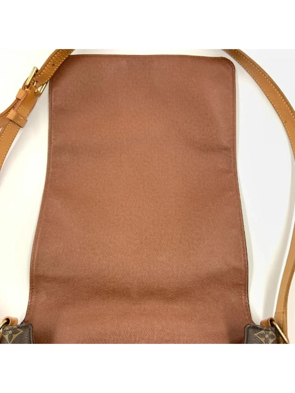 Louis Vuitton Monogram Musette Shoulder Bag Brown